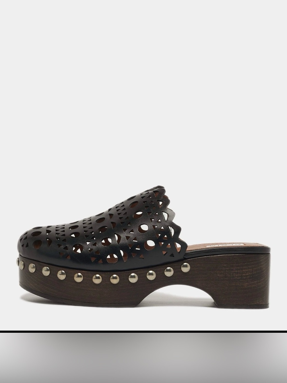 ALAÏA Black Vienne Clogs size 40 - Picture 4 of 12